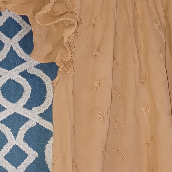 UNIVERSAL THREAD. Peach Ruffle Sleeve Blouse - Picture 3 of 9